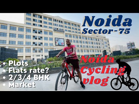 Noida Sector 75 | Spectrum mall Noida | Noida Cycling Vlog