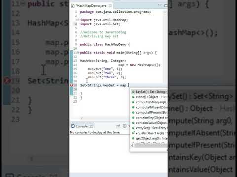 Retrieve key from map | Get keys from HashMap in Java #shorts #hashmap #javatcoding