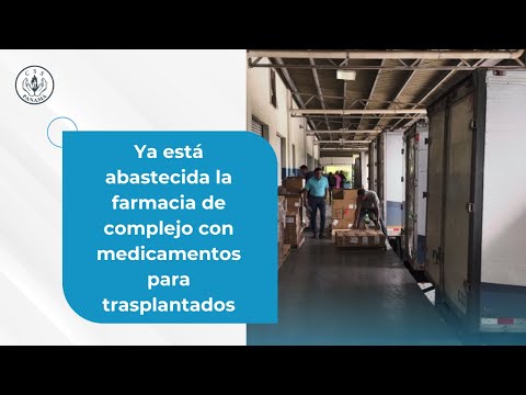 Ya está abastecida la farmacia de complejo con medicamentos para trasplantados