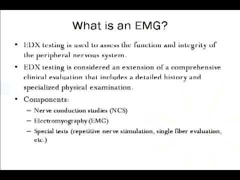 Electrodiagnostic Testing