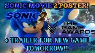 Sonic News: Sonic the Hedgehog 2 Movie and Sonic Game 2022 Premiering Tomorrow at the Game Awards!