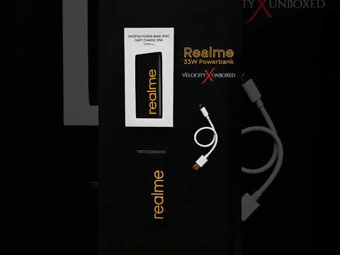 Realme 10000 mAh 33W Power Bank | Unboxing | ASMR | Velocity X Unboxed #VelocityXUnboxed #Shorts