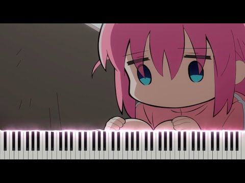 Bocchi the Rock Episode 1 OST - Not Hitoribocchi [Piano Tutorial + sheet]