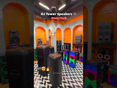 DJ Tower Speaker 🔥🤯 #bass #speaker #ytshorts #shorts #shortfeed #flowbeats #heera4pro