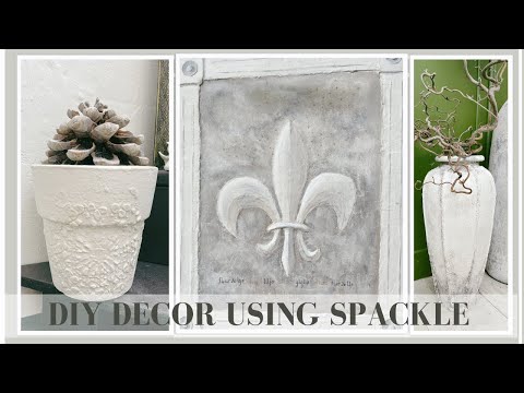 HIGH END HOME DECOR DIYS USING SPACKLE - BUDGET FRIENDLY!!!