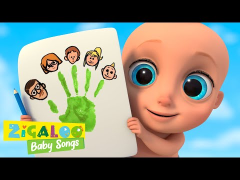 The Finger Family with Johnny and Friends and more Nursery Rhymes by Zigaloo Baby Songs