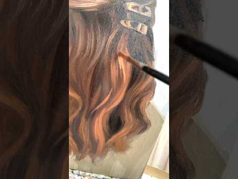 HOW TO PAINT HAIR - Safeyah Aljabouri #art