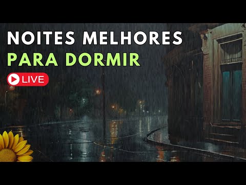 🔴Remédio NATURAl, CHUVA com TROVÃO. NOITES MELHORES para DORMIR💤