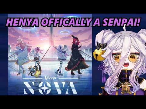 Henya is Officially going to be a Senpai! (VShojo Nova Announcement)