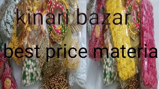 kinari bazar haul craft material shopping jewellery making materials affordable price