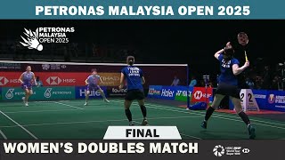 Yuki FUKUSHIMA/Mayu MATSUMOTO vs JIA Yi Fan/ZHANG Shu Xian Malaysia Open 2025 Badminton