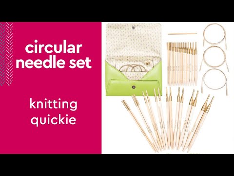 My Circular Needle Set Review #knitting #knittingneedles #studioknit