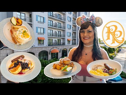 Primo Piatto BREAKFAST 🥐 Disney World Riviera resort food review 2024