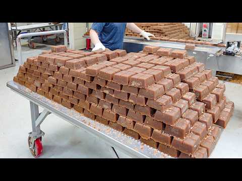 20,000 a Day! Winter Melon Tea Brick Mass Production Process / 冬瓜茶磚量產工廠 - Taiwanese Food