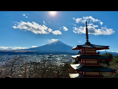 富士山河口湖自由行Mount Fuji and Lake Kawaguchi