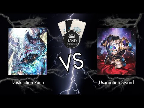 Shadowverse Evolve feature match: Destruction Rune vs. Usurpation Sword