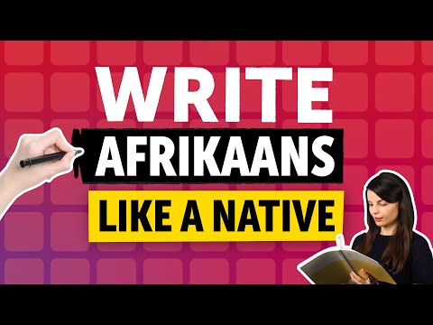 Unlock Afrikaans Writing Fast: A 20 Minutes Crash Course [Writing]