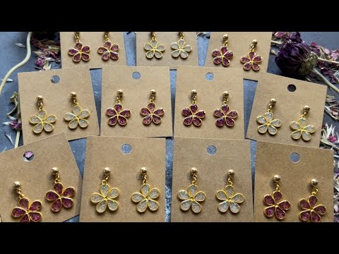 Easy Beginner Friendly UV Resin Earrings! 💕