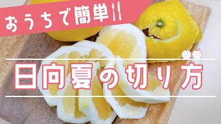 おうちで簡単!!カットフルーツ♪～日向夏の切り方編～