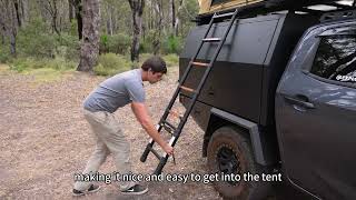 Experience the ultimate outdoor living with the San Hima Lite Rooftop Tent!  #camping #overlanding