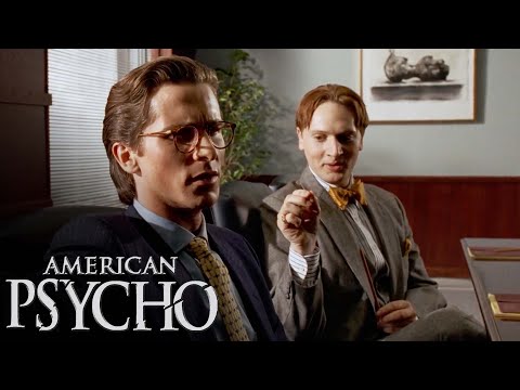 'Comparing Business Cards' Scene | American Psycho