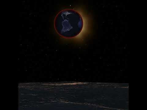 What would a lunar eclipse look like from the moon?