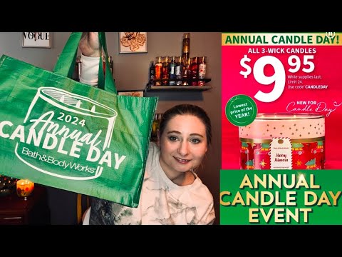 BATH & BODY WORKS CANDLE DAY HAUL + UPDATES FOR THE TOTAL BODY CARE SALE NEXT WEEKEND!! 🛍️🤑