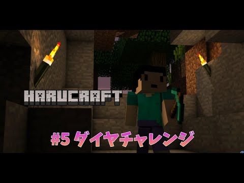 【Harucraft】#5 ダイヤチャレンジ！