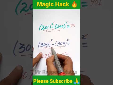 Math Hack | vedic math #maths #vedicmathstricksforfastcalculation