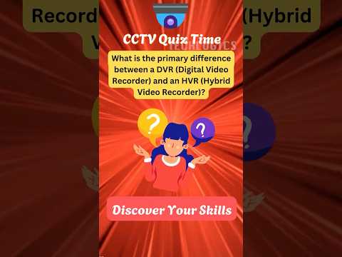 What’s the Difference Between DVR and HVR? | CCTV Quiz