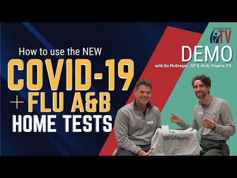 How To Use The New At Home Test For Flu And Covid-19