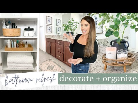 Spring Decorating + Organizing | Bathroom Refresh | Decorate With Me 2023 + Refresh Your Home