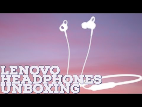 Lenovo 500 Bluetooth Earphones Unboxing