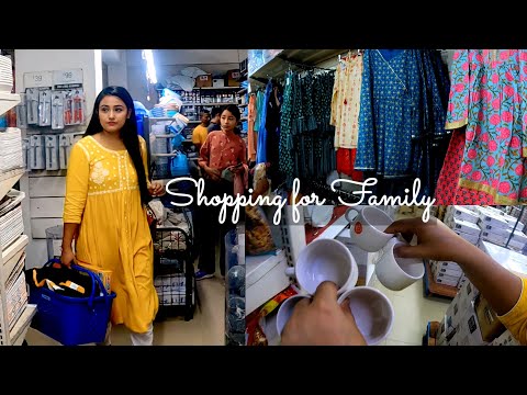 SHOPPING for FAMILY 🛍️ Bedsheets, Kitchen items, Winter Clothes + toys for kids |