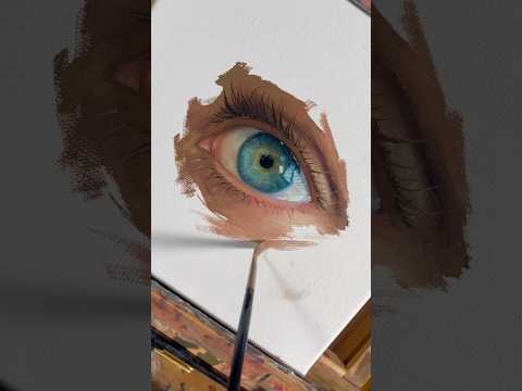 HOW TO PAINT AN EYE 👁️ #artist