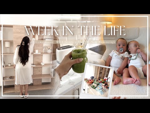 WEEK IN THE LIFE | Home Decor, M&S Grocery Shop & New Beginnings!