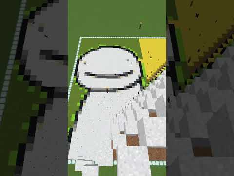 Satisfying Minecraft sand art (Dream) #shorts #dream