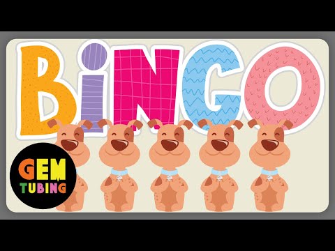 Bingo | Bingo Dog Song | Nursery Rhymes | Kids song | GEMTUBING