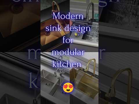 Kitchen sink designs #sink #kitchen #kitchensink #interiordesign #trending #shorts #homedecor #2025