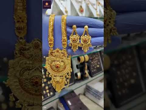 Gold Design Long Necklace - Artificial Rani Haar with Price - One Gram Gold Jewellery Long Haram