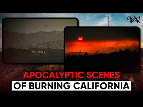 Hollywood Celebrities Become Homeles As California Wildfire Spirals Out Of Control | LA Wildfire