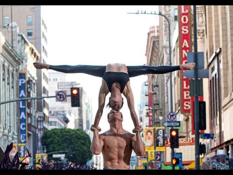 Duo Adagio Acrobatics Gymnastics Sexy Circus Act Equilibrium Hire Event Entertainment