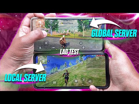 Free Fire Lag Test! Global Vs Local Server