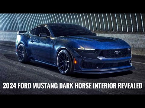 2024 Ford Mustang Dark Horse - Interior Revealed