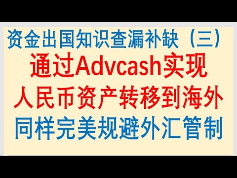 走资方法、走资知识查漏补缺（三），再介绍一款跨境支付工具Advcash，安全便捷，同样完美规避外汇管制，也可以给Wise充值