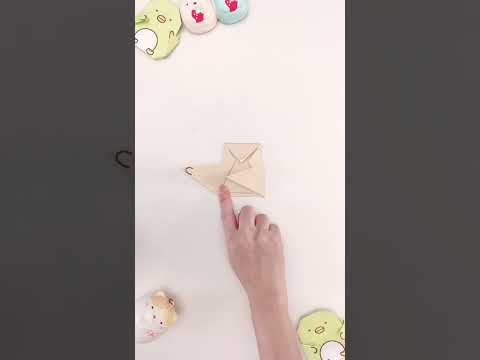 Let's paper fold Sumikko Gurashi Tonkatsu #diy