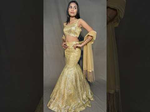 Fish cut lehenga banana sikhe|| fish cut lehenga kaise banaen #shorts