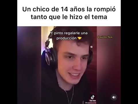 Un chico de 14 años la rompe tanto que le hizo el tema #short  #tiktok #viral #SoyJazem