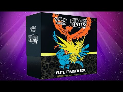 Hidden Fates Elite Trainer Box of Pokemon Cards!