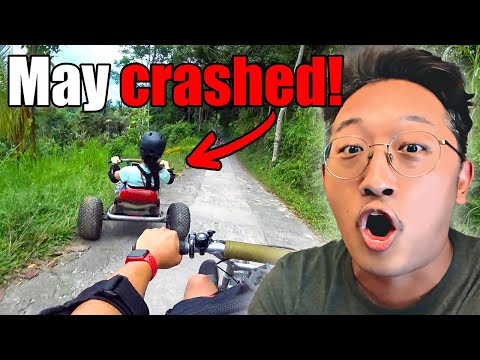 STREAMER CRASHES GO-KARTS IN BALI, INDONESIA!